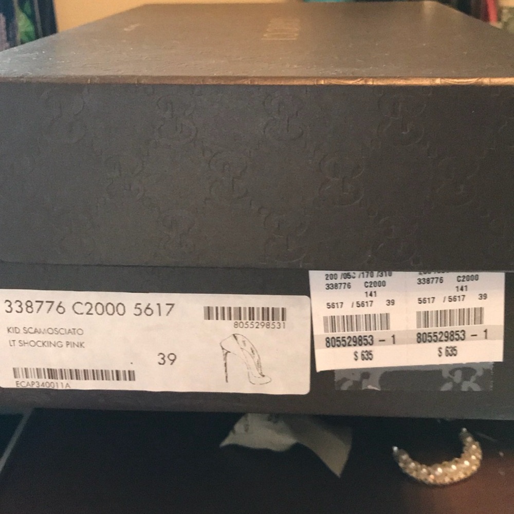 Gucci Hot Pink Suede Pumps - Picture 9 of 9